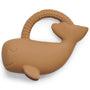 Anneau de dentition en caoutchouc Whale - Caramel