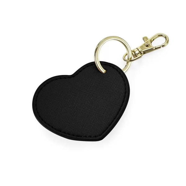 Porte clé coeur Noir IMBRETEX