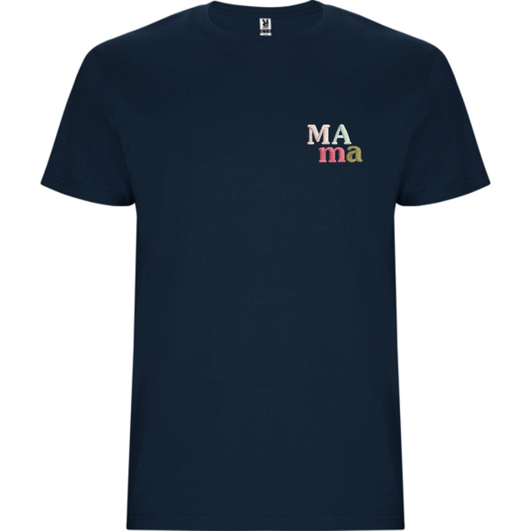 Tee-shirt Mama brodé coloris ROSE VERT CORAIL KAKI Avent Bébé