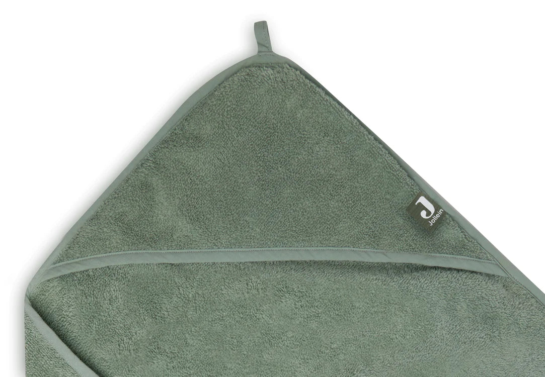 Cape de bain Éponge 100x100cm - Ash Green JOLLEIN