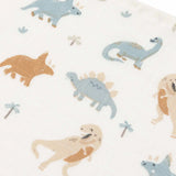 Lange Gaze de Coton Small 70x70cm - Roarsome - Dinosaures JOLLEIN