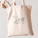 Tote bag Naturel en coton recyclé Tortue STAMINA