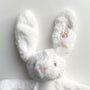 Doudou Lapin blanc Prénom Brodé MUMBLE