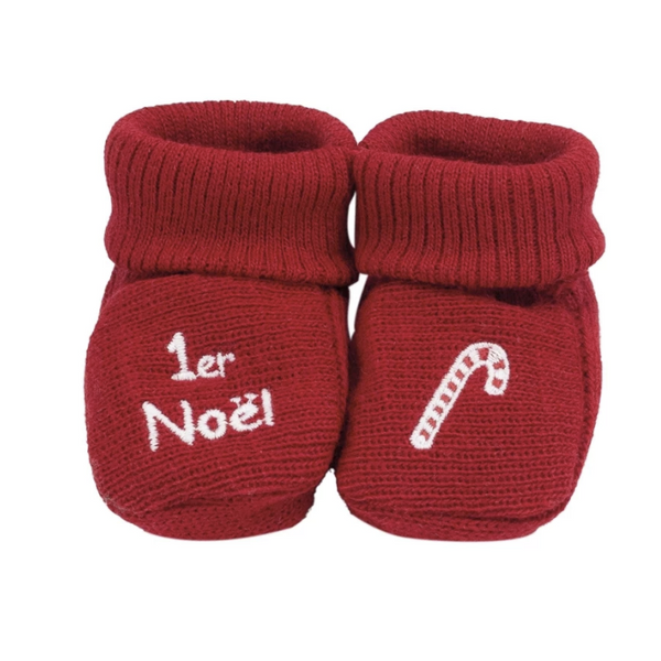 Chaussons naissance - Premier Noël bébé