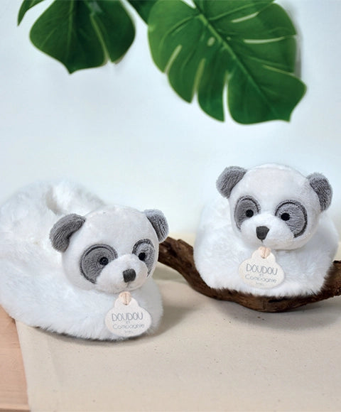 Chaussons bebe en peluche Panda - Unicef - 0-6 mois