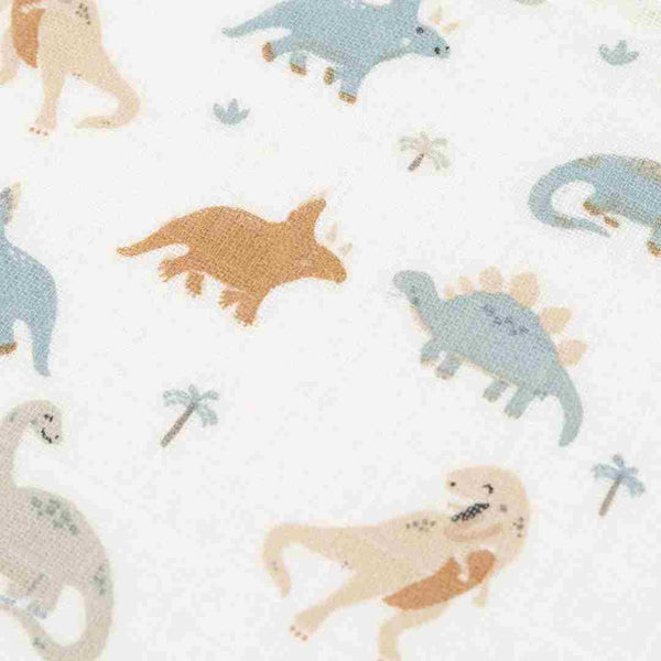 Lange Gaze de Coton Small 70x70cm - Roarsome - Dinosaures JOLLEIN