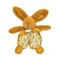 Doudou plat Lapin 18 cm ocre