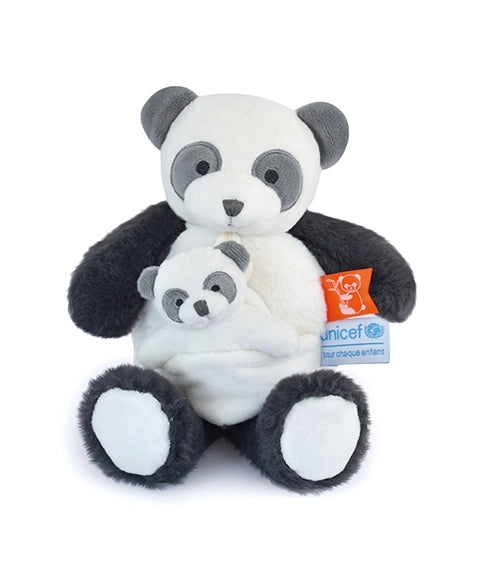 Peluche Panda avec bébé - 25 cm - Unicef