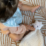 Doudou Mouton teddy beige CAROTTE & CIE