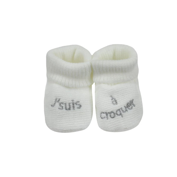 Chaussons bébé - Jsuis à croquer