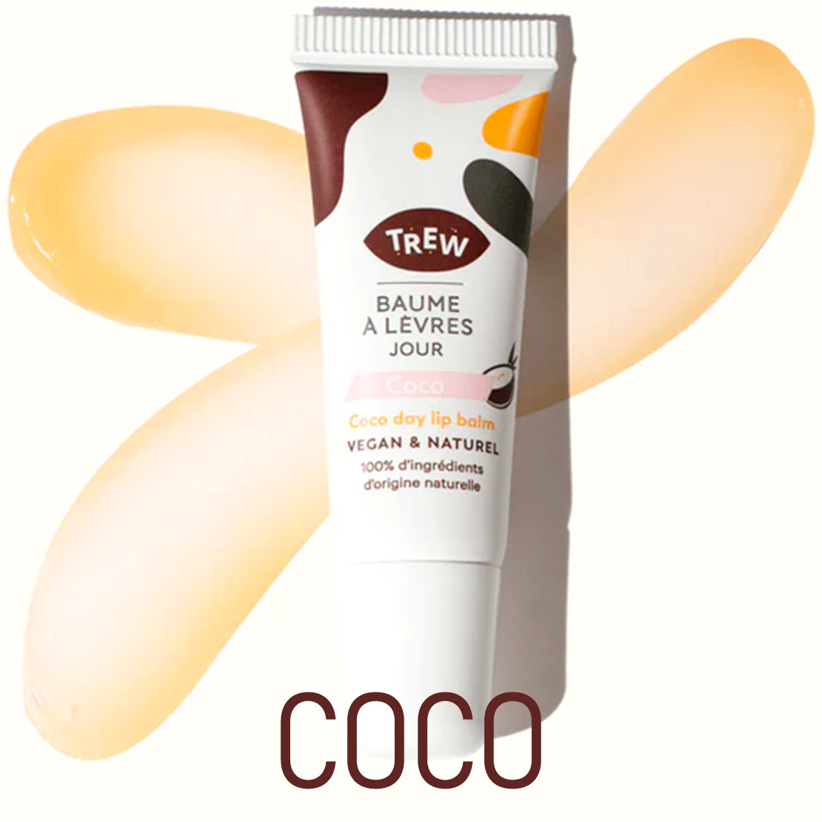 Baume à lèvres naturel noix de coco TREW COSMETIC