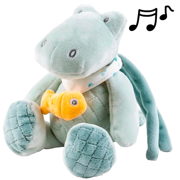 Peluche Musicale Crocodile Roméo NATTOU