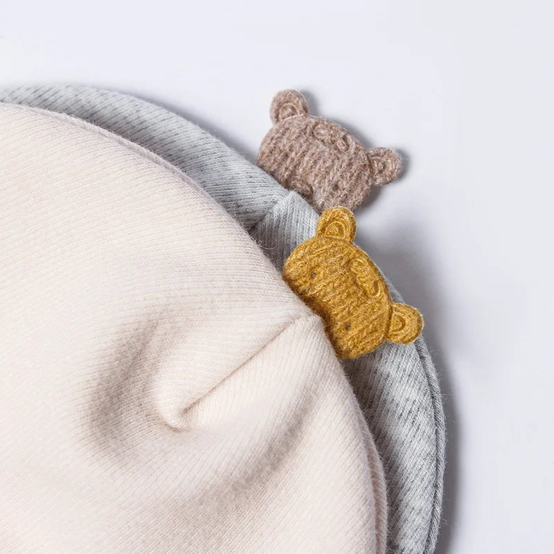 Bonnet Douceur Bébé : Câlinours Gris